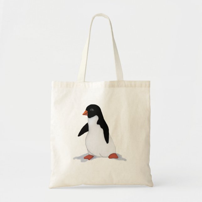 Penguin Tote Bag Tygkasse (Framsidan)