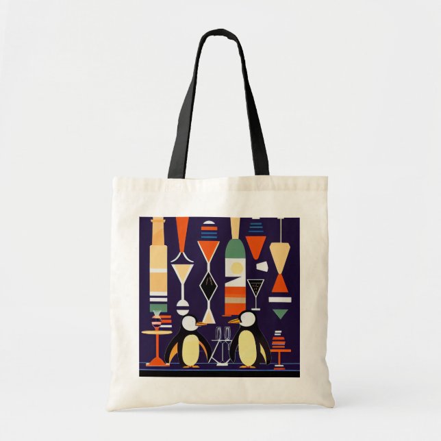 Penguin Totem Tote-em Bag Tygkasse (Framsidan)