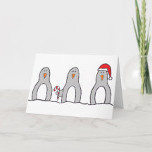 "Penguin Trio"-kort