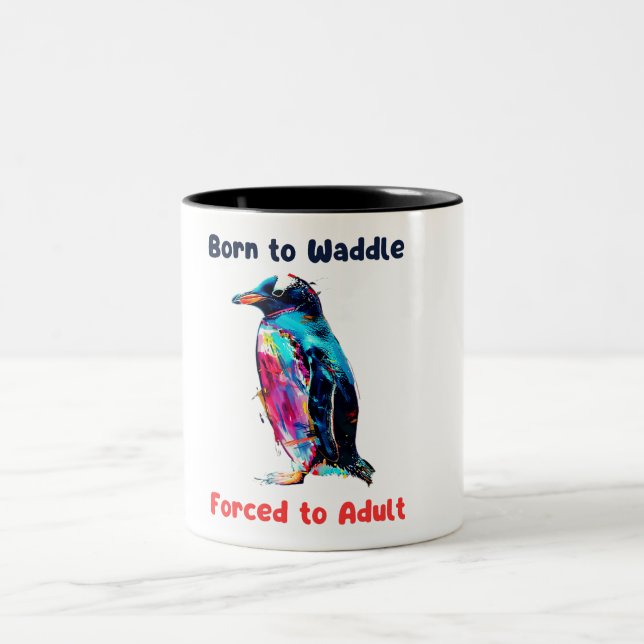 Penguin Två-Tonad Mugg (Center)