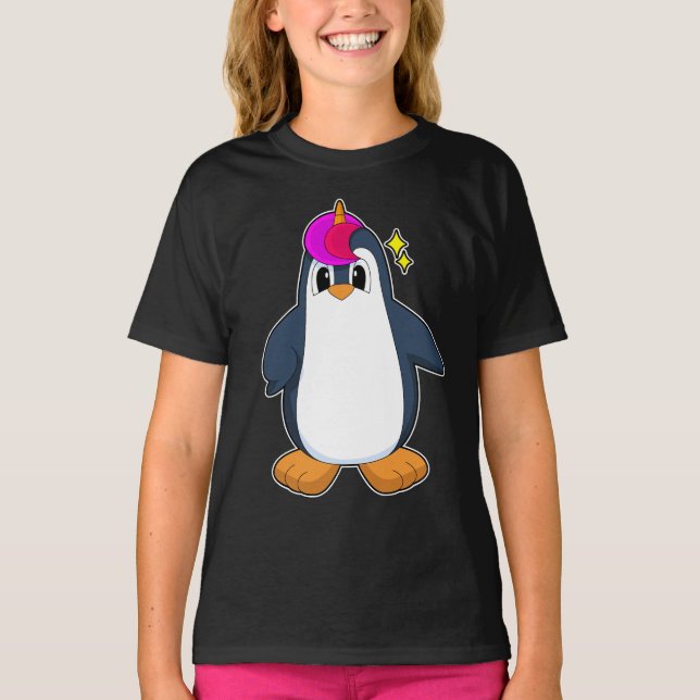 Penguin Unicorn T Shirt (Framsida)
