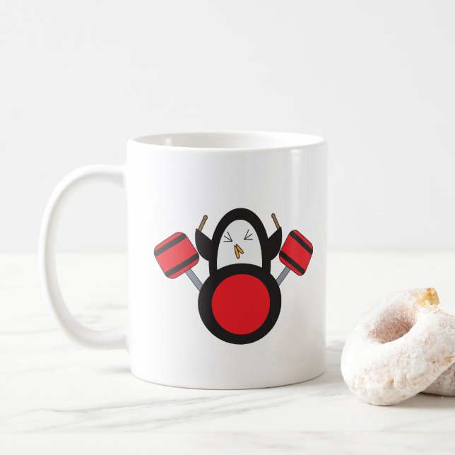 Penguin-uppspelningsrumsuppsättning Kaffemugg (Med munk)