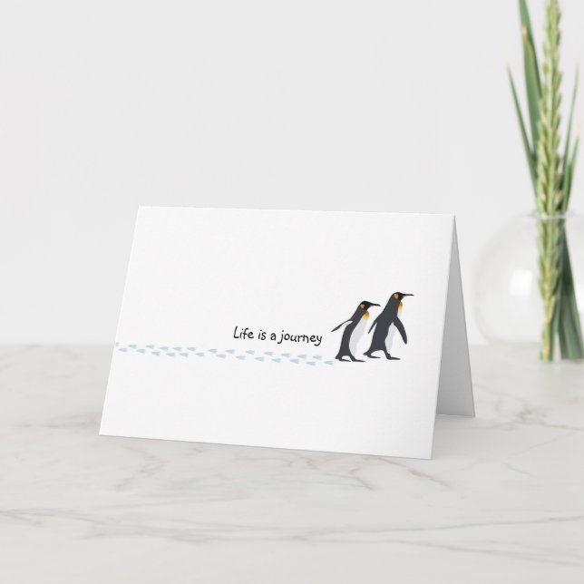 Penguin-utskriftskort Kort (Framsida)
