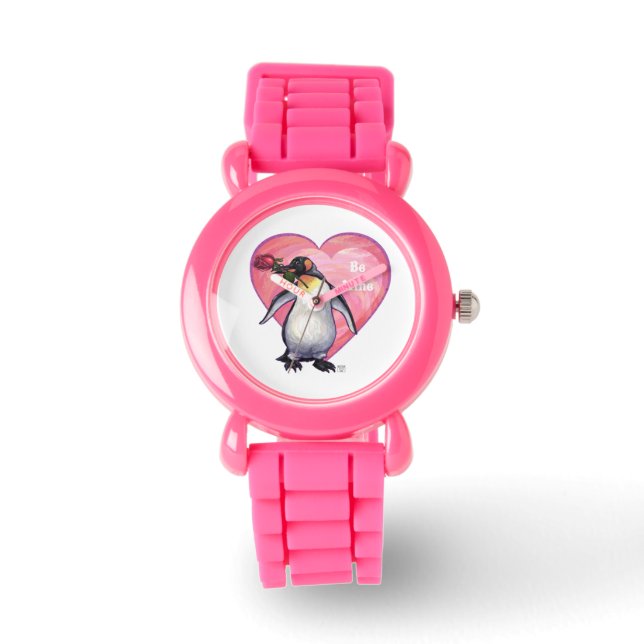 Penguin Valentindagen Armbandsur (Framsida)