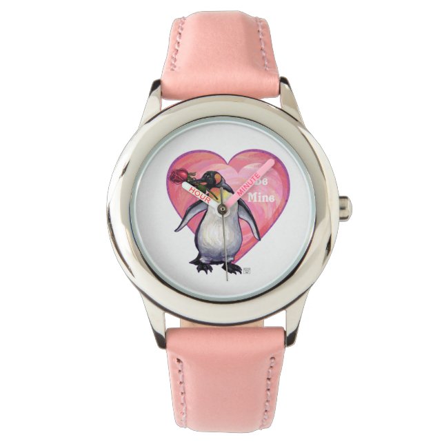 Penguin Valentindagen Armbandsur (Framsida)