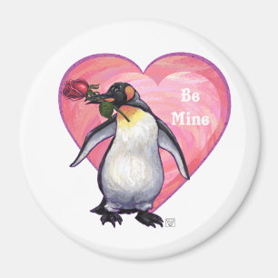 Penguin Valentindagen Magnet