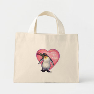 Penguin Valentindagen Mini Tygkasse