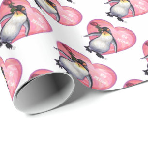 Penguin Valentindagen Presentpapper