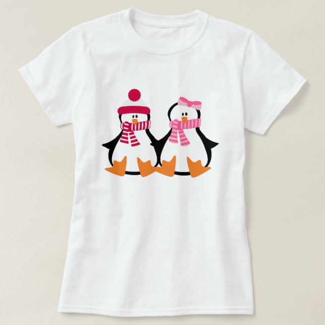 Penguin-Valentineser Tröja (Design framsida)