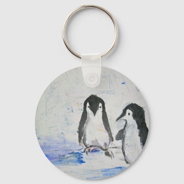 Penguin-vänner Nyckelring (Framsida)