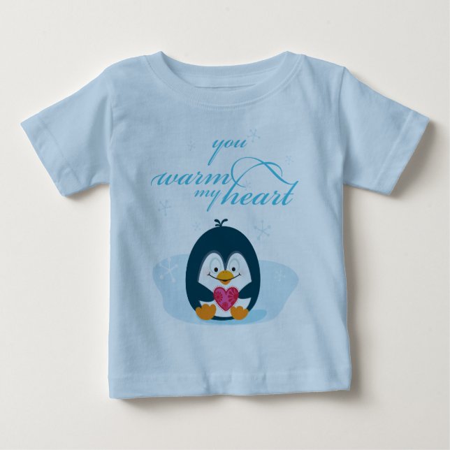 PENGUIN "värm mitt hjärta" Tee (Framsida)