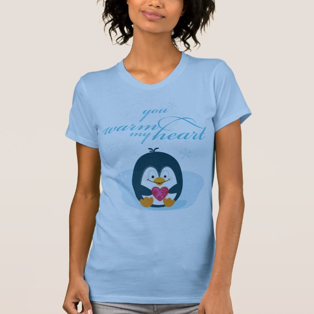 PENGUIN "värm mitt hjärta" Tee (Framsida)