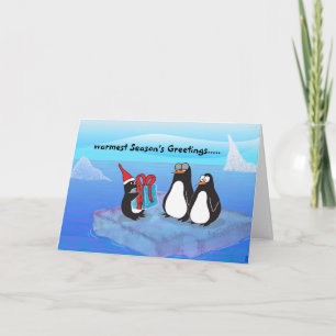 Penguin, varmaste säsongens hälsningar... helgkort