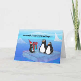 Penguin, varmaste säsongens hälsningar... helgkort