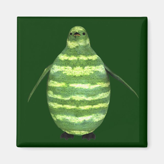 Penguin, vattenmelondagen magnet (Framsidan)