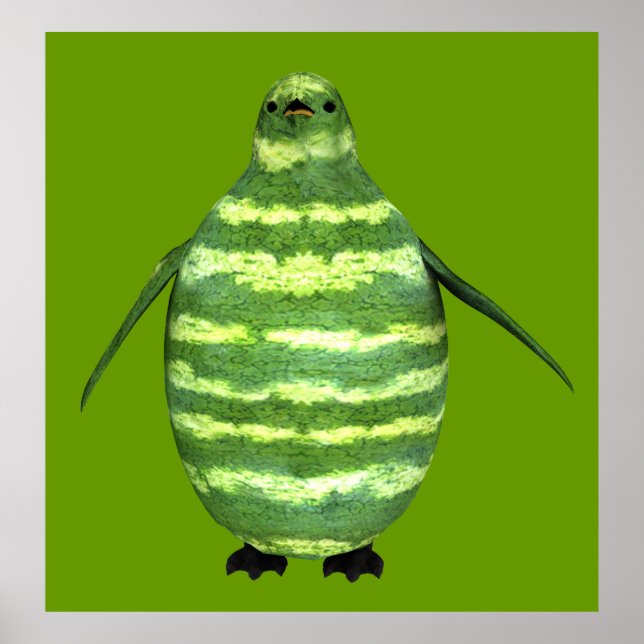 Penguin, vattenmelondagen poster (Framsidan)