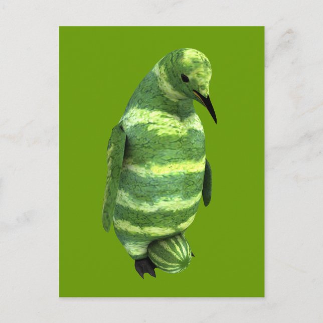Penguin, vattenmelondagen vykort (Framsida)