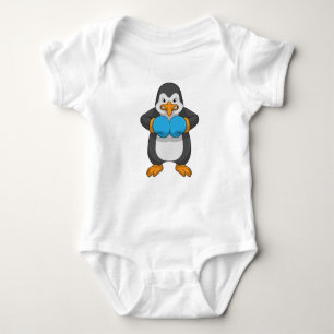 Penguin vid Boxing med Boxing handskar T Shirt