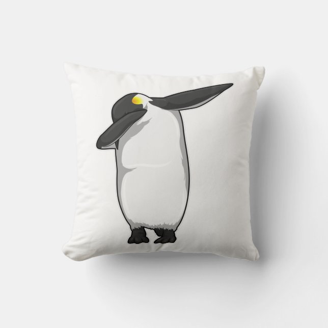 Penguin vid Hip hop Dance Dab Kudde (Framsida)