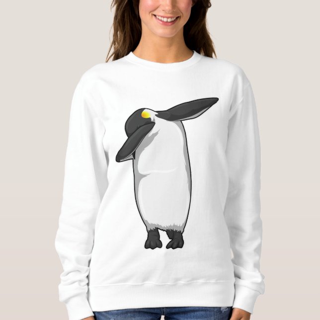 Penguin vid Hip hop Dance Dab T Shirt (Framsida)