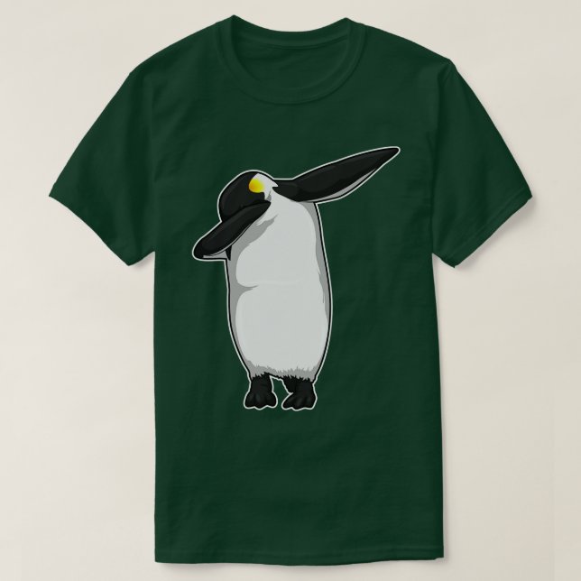 Penguin vid Hip hop Dance Dab T Shirt (Design framsida)