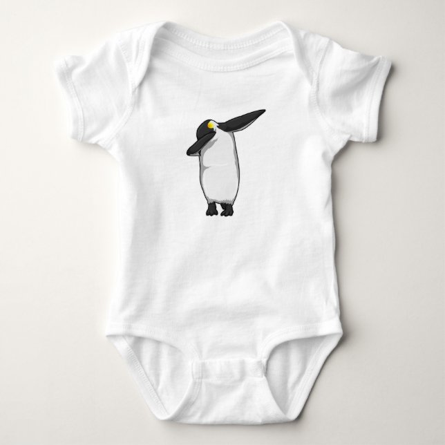 Penguin vid Hip hop Dance Dab T Shirt (Framsida)