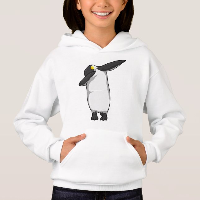 Penguin vid Hip hop Dance Dab T Shirt (Framsida)
