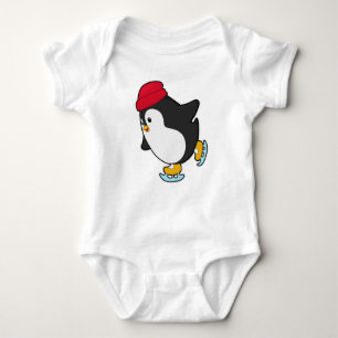 Penguin vid isfiske med Hat T Shirt