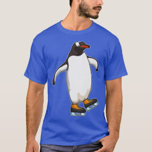 Penguin vid isfiske med isskiffer 2 t shirt