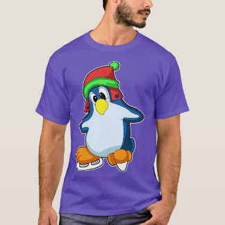 Penguin vid isfiske med isskiffer 3 t shirt