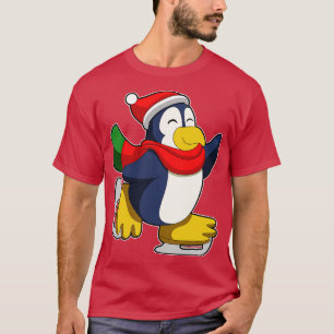 Penguin vid isfiske med isskiffer 5 t shirt
