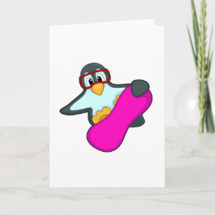 Penguin vid Snowboard Sports & Ski goggel Kort