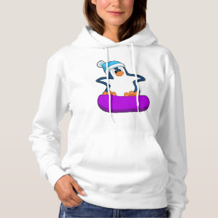 Penguin vid Snowboarding med Snowboard board T Shirt