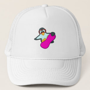 Penguin vid solljus (Snowboard Sports & Ski goggle Keps