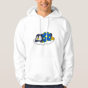 Penguin vid sömnad med Blanket Hoodie