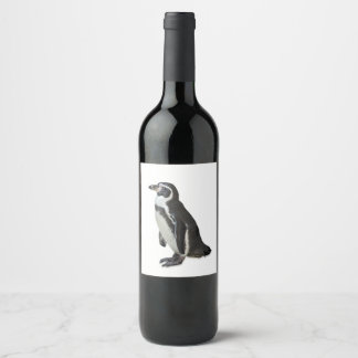 Penguin Vinflaska Etikett