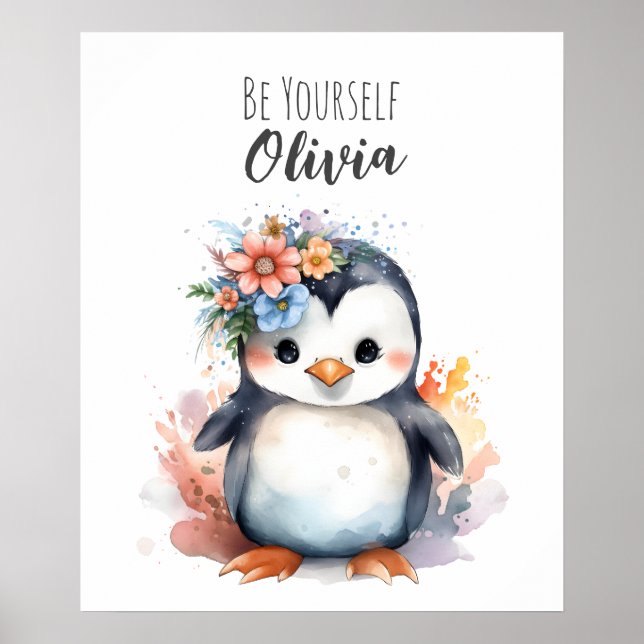 Penguin Wall Art | Poster av djurart (Framsidan)