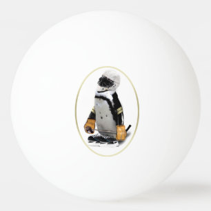 Penguin Wearing Hockey Gear Pingisboll