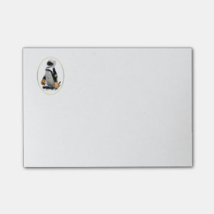 Penguin Wearing Hockey Gear Post-it Block