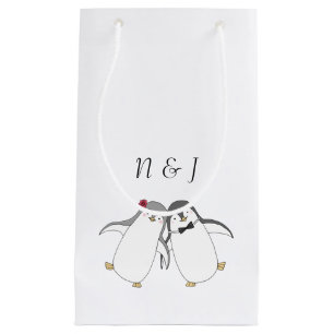 Penguin Wedor Favor Cute Penguin Couple bag
