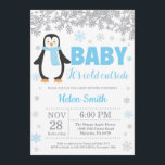 Penguin Winter Blue Boy Babyskor Snöflammor Inbjudningar<br><div class="desc">Penguin Winter Blue Boy Baby Shower Snowflake Inbjudan. Baby sitt kall utanför inbjudan till babyskor. Blå snöflingan. Pojken eller Flickbabyskans inbjudan. Winter Helgdag Baby Shower Inbjudan. Vit bakgrund.
Om du vill göra ytterligare anpassningar klickar du på knappen Anpassa och användor verktygen som är utformat för att ändra mallen.</div>