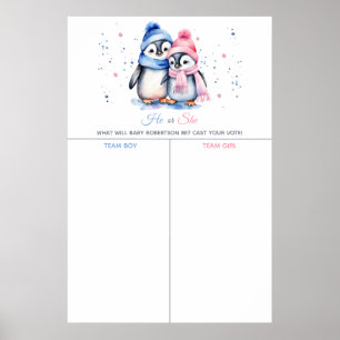 Penguin Winter-Genderna avslöjar ditt röstspel Poster