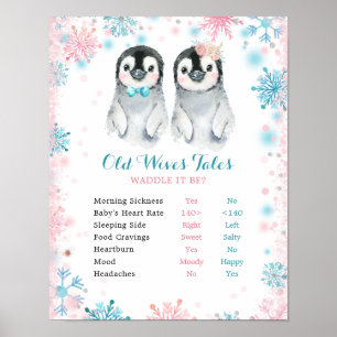 Penguin Winter-Genderna avslöjar gamla fruar-tales Poster