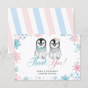 Penguin Winter-Genderna - tack för ditt kort