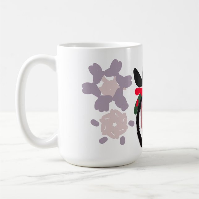 Penguin Winter  Kaffemugg (Vänster)