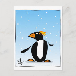 Penguin Winter-vykort Vykort
