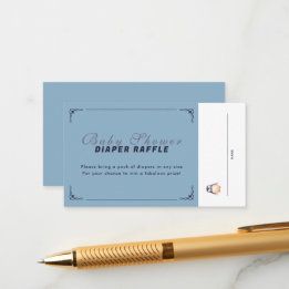 Penguin Winter Wonderland Raffle Biljett - Blue Tilläggskort