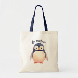 Penguin Winter Wonderland-themed Tote Bag Tygkasse