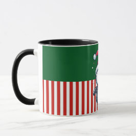 Penguin with Candy Cane Mugg