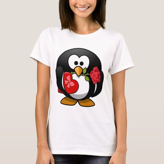 Penguin Women's Hanes ComfortSoft® Tee (Framsida)